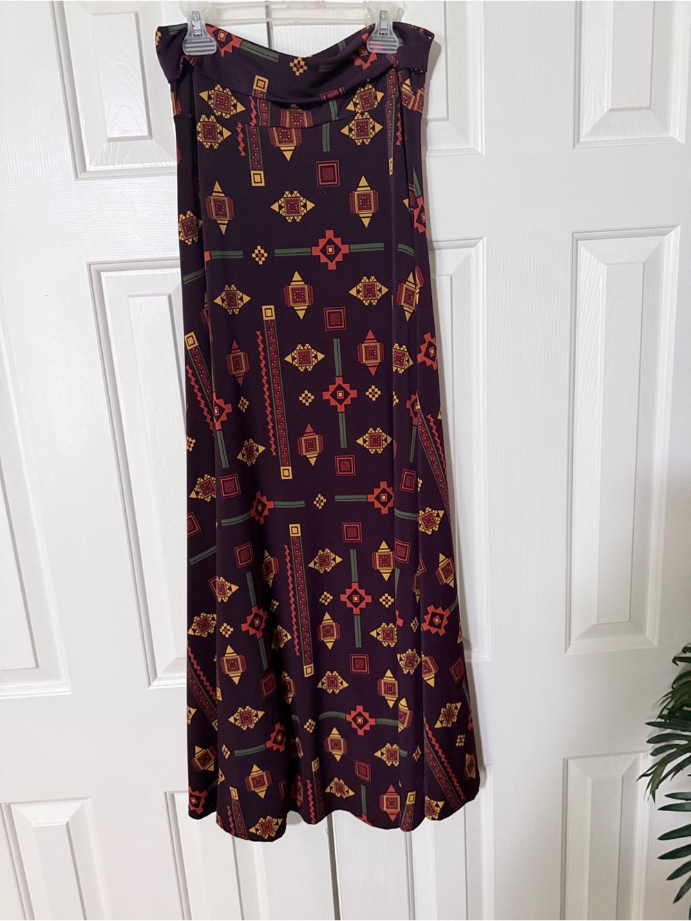 Women's LuLaRoe Aztec Patterned Maxi Skirt
